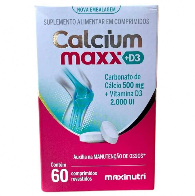 Calcium Maxx D3 60 comp - Minha loja