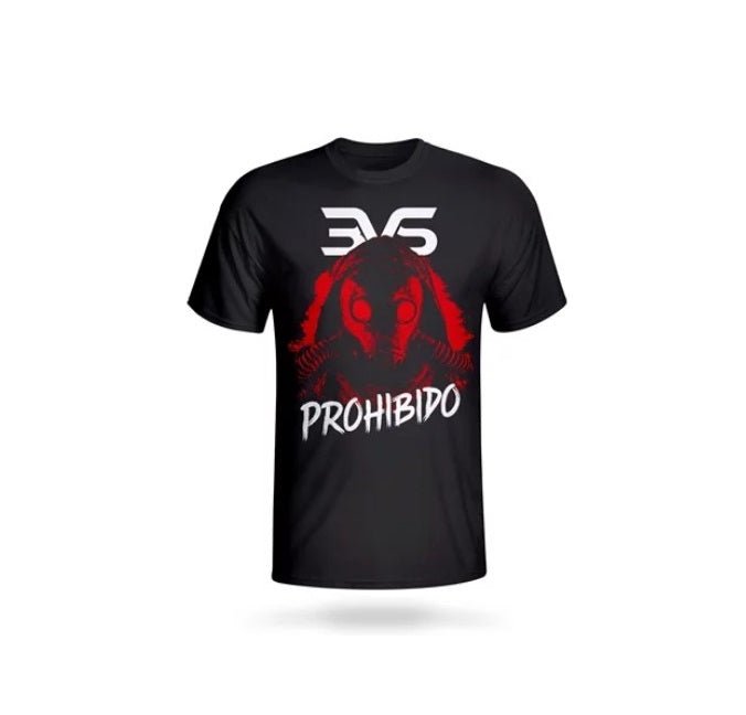 Camiseta Prohibido Preta - Minha loja