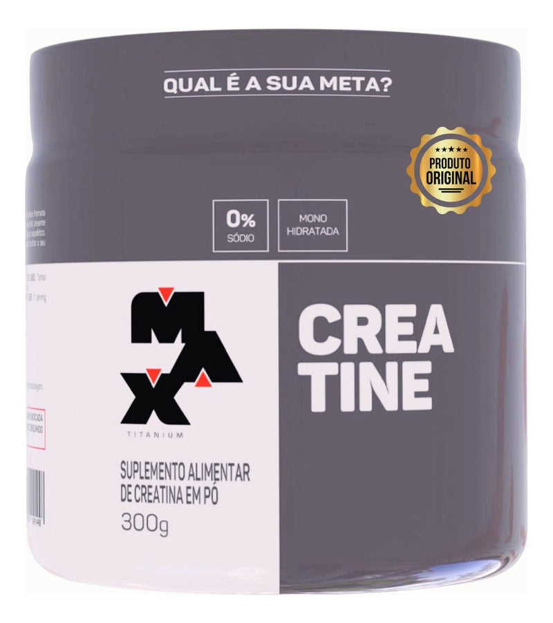 Creatine Monohidratada (300g) Max Titanium - Minha loja