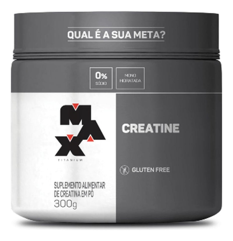 Creatine Monohidratada (300g) Max Titanium - Minha loja
