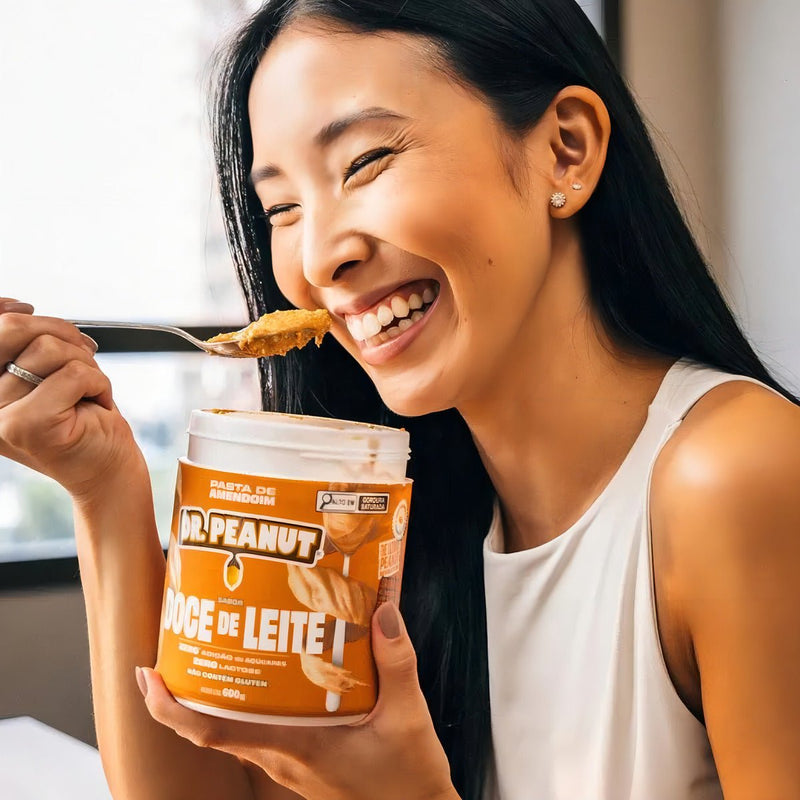 Pasta De Amendoim Sabor Doce De Leite 600g - Dr. Peanut - Minha loja