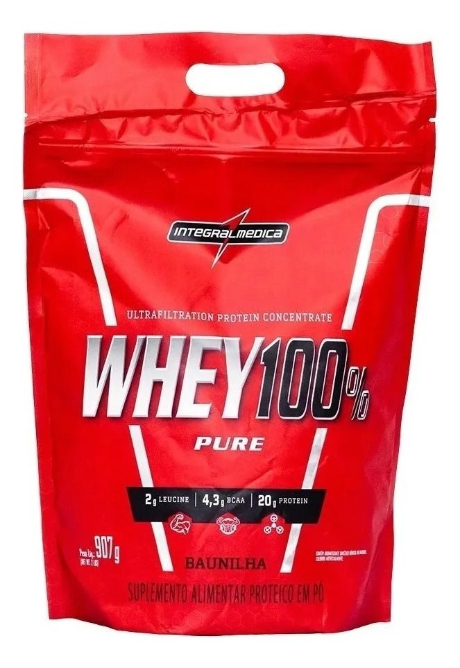 Whey 100% Pure Refil (900g) - Baunilha Integralmédica - Minha loja