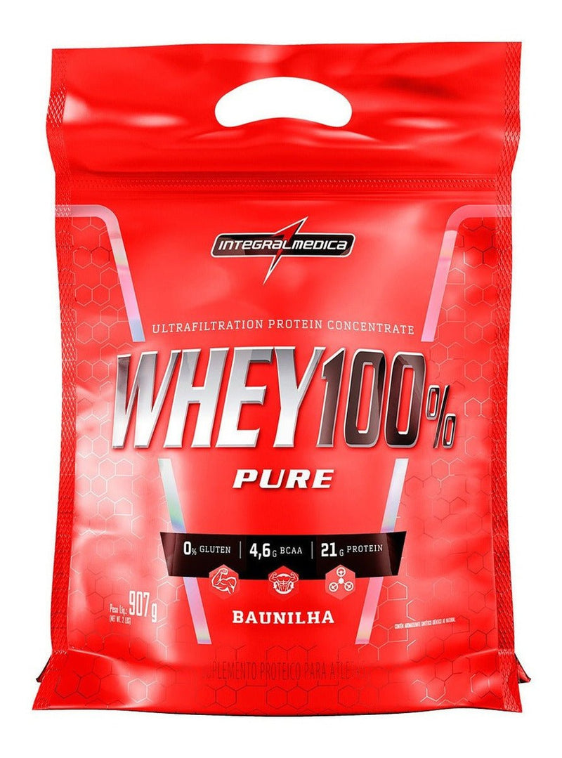 Whey 100% Pure Refil (900g) - Baunilha Integralmédica - Minha loja